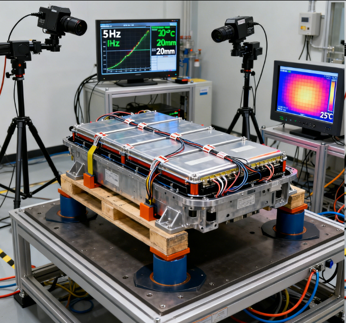 電池包運(yùn)輸過(guò)程安全性檢測(cè)